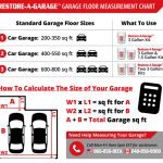 R A G Garage Floor Measurement Chart 2