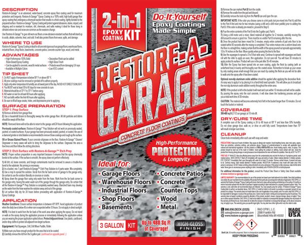 Restore-A-Garage Epoxy 1.5 Gallon